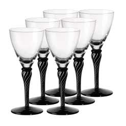 Gläserset^Cristalica Weinglas "Night´n Day" 6er Set (175ml)
