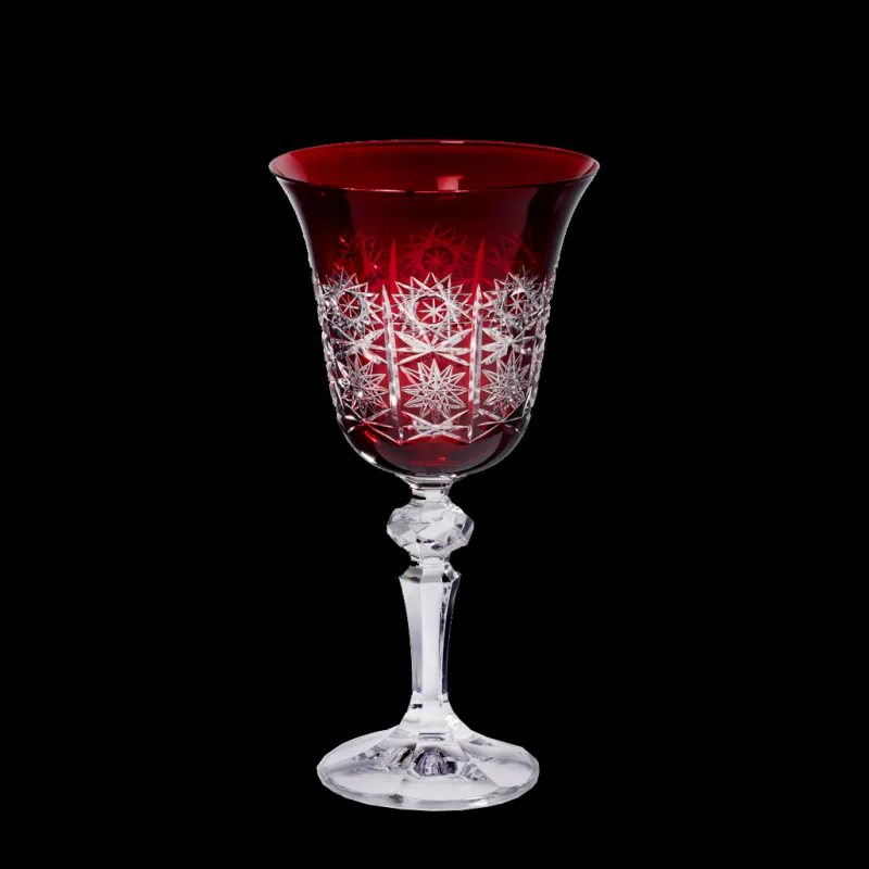 Farbige Gläser|Weingläser^Cristalica Weinglas Schleuderstern Laura 170ml