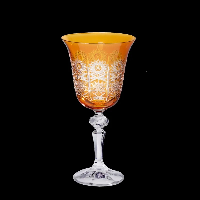 Farbige Gläser|Weingläser^Cristalica Weinglas Schleuderstern Laura 170ml