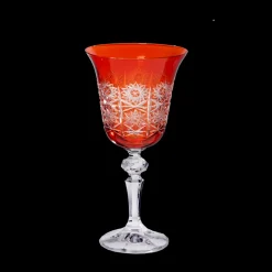 Farbige Gläser|Weingläser^Cristalica Weinglas Schleuderstern Laura 170ml