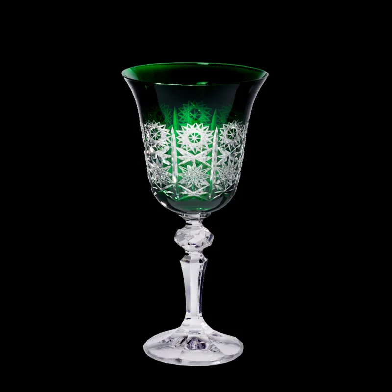 Farbige Gläser|Weingläser^Cristalica Weinglas Schleuderstern Laura 170ml