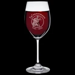 Sternzeichen|Geburtstag^Cristalica Weinkelch 300ml mit Sternzeichen-Gravur Bleikristall