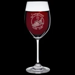 Sternzeichen|Geburtstag^Cristalica Weinkelch 300ml mit Sternzeichen-Gravur Bleikristall
