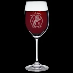 Sternzeichen|Geburtstag^Cristalica Weinkelch 300ml mit Sternzeichen-Gravur Bleikristall