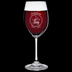 Sternzeichen|Geburtstag^Cristalica Weinkelch 300ml mit Sternzeichen-Gravur Bleikristall
