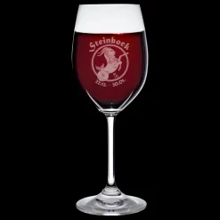 Sternzeichen|Geburtstag^Cristalica Weinkelch 300ml mit Sternzeichen-Gravur Bleikristall