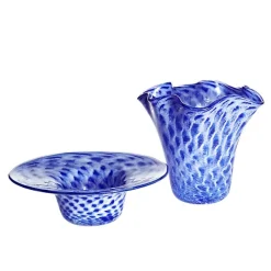 Vasen^Art Glass Wellenvase