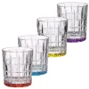 Männer|Gläserset^Cristalica Whishkyglas Chiado Color 4er-Set mit Geschenkbox