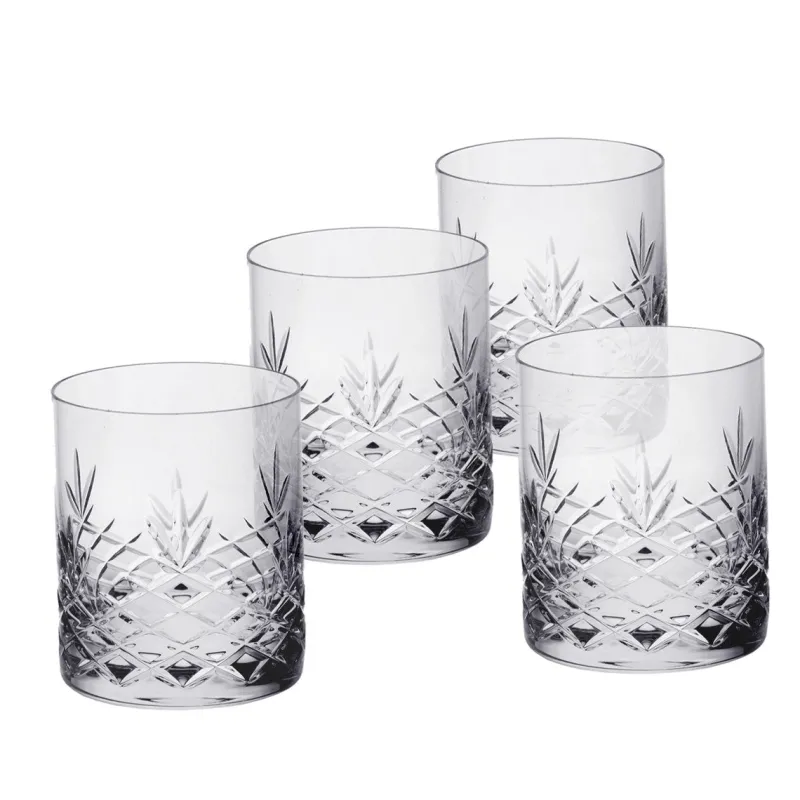 Männer|Gläserset^Cristalica Whishkyglas Ladera 4er-Set mit Geschenkbox