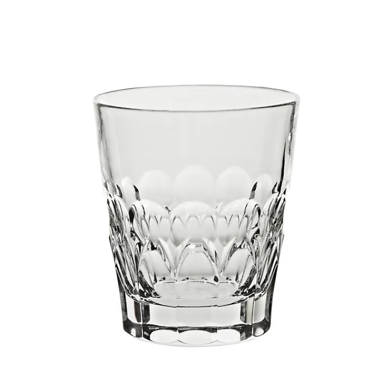 Saft- & Wassergläser^Cristalica Whiskybecher Rhombus 280ml, Transparent, aus Bleikristall