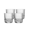 Gläserset^Cristalica Whiskyglas Becher Trinkglas Retro Vintage Kristallglas America 4er Set 380ml