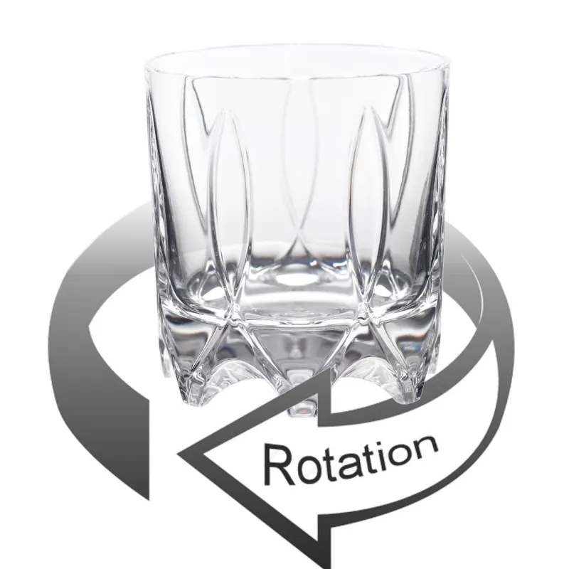 Whiskygläser^German Crystal Whiskyglas German Roulette Stuttgart 225 ml