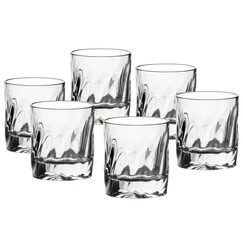 Gläserset^Cristalica Whiskyglas Katarina Silver 300ml 6er-Set