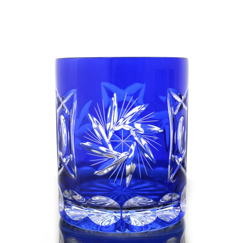 Whiskygläser|Farbige Gläser^Cristalica Kingdom Whiskyglas Schleuderstern (280ml)