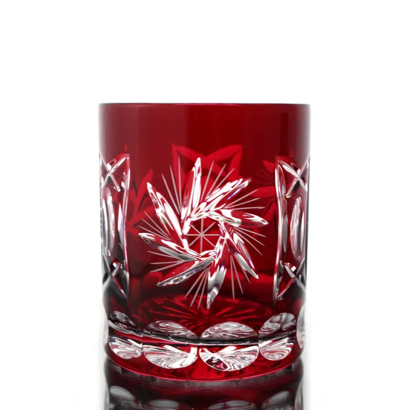 Whiskygläser|Farbige Gläser^Cristalica Kingdom Whiskyglas Schleuderstern (280ml)