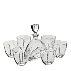 Gläser Mit Karaffe^Art Glass Whiskyset Nemo Laguna Spirits 7-tlg.