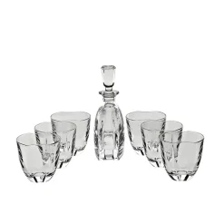 Gläser Mit Karaffe^Art Glass Whiskyset Nemo Laguna Spirits 7-tlg.