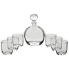 Gläser Mit Karaffe^Art Glass Whiskyset Orbit Laguna Spirits 7-tlg.