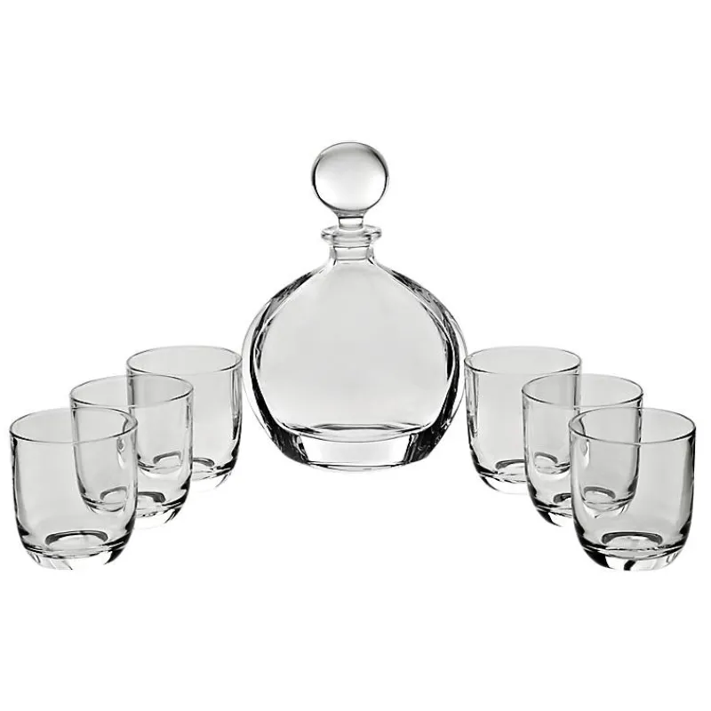 Gläser Mit Karaffe^Art Glass Whiskyset Orbit Laguna Spirits 7-tlg.