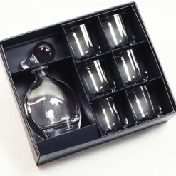 Gläser Mit Karaffe^Art Glass Whiskyset Orbit Laguna Spirits 7-tlg.