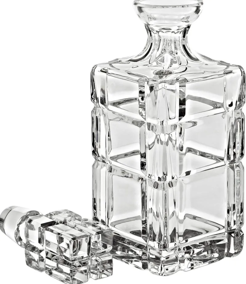 Gläser Mit Karaffe^Cristalica Whiskyset Square 7-tlg.