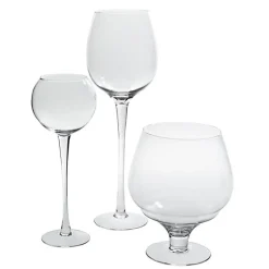 Frauen|Einweihung^Cristalica Kingdom Windlicht Kula Famous 54cm Kerzenhalter Deko Gefäß Schale Klarglas Geschenk