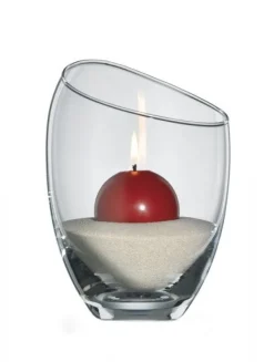 Geburtstag|Kerzenhalter^Glaswaren sonstige Windlicht Milano Geschenkset 18cm