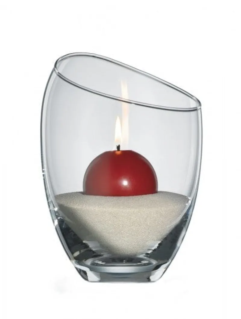 Geburtstag|Kerzenhalter^Glaswaren sonstige Windlicht Milano Geschenkset 18cm