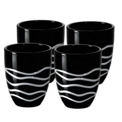 Gläserset^Cristalica Wodkaglas Koralle 4er-Set 75ml