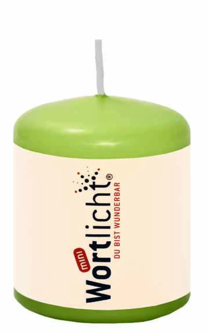 Geburtstag|Hochzeit^Cristalica Kingdom Wortlicht Mini Kerze mit Textbotschaft verschiedene Themen